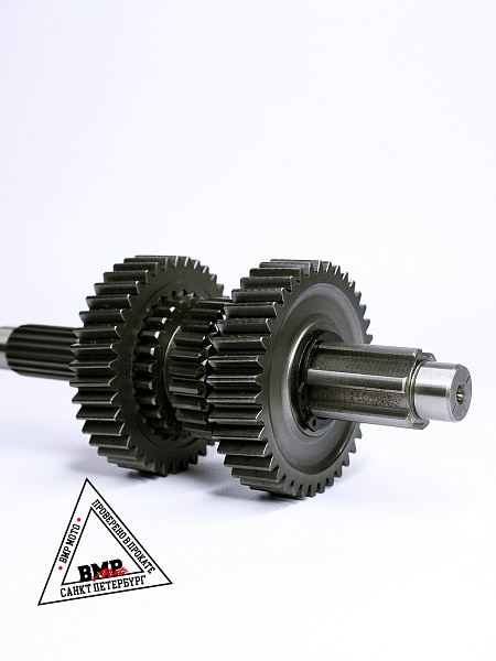 Вал редуктора вторичный 157QMJ 150см3 с реверсом