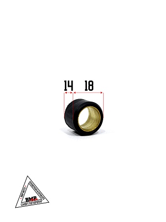 Ролики вариатора 18*14 ( 9 гр.) GY6-125/150cc; 152QMI/157QMJ (00005794)