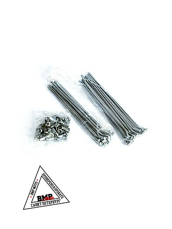 Спицы + ниппель Кросс 14" XR125/TTR125 (D=3.1 мм, L=156 мм, компл=32шт) BMP-moto