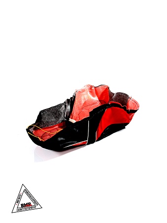 Чехол седла №4 скутера 150cc типа RAPTOR (06051) / красный