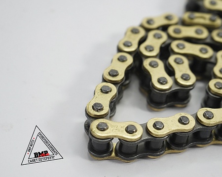 Цепь привода 428H 132L (усиленная) золотая SFR