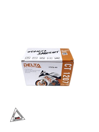 АКБ "DELTA" (СТ-1207) (150 х 87 х 93) 12v (7 Ah ) пр.