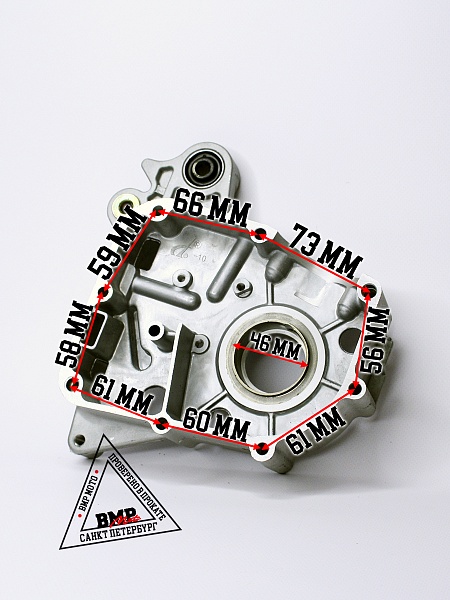 Картер правый139QMB 50/80см3