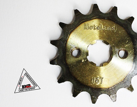 Звезда ведущая (428-15) 17мм сталь, закаленные зубья