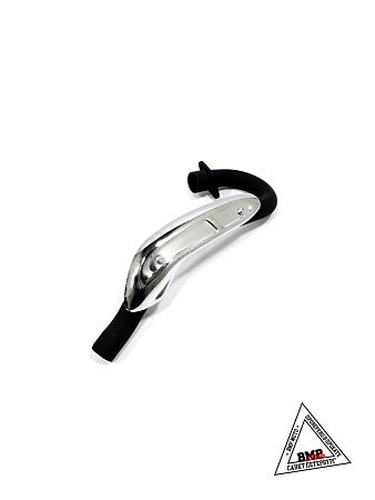 Глушитель в сборе с коленом CB250 (165FMM,166FMM); BARS, TTR250, ENDURO крос. мото. (00006430)