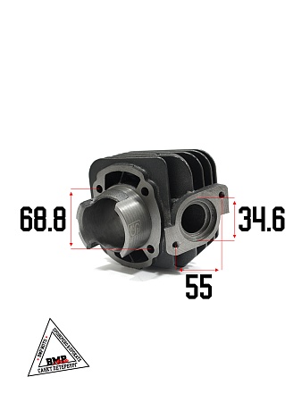 Цилиндро - поршневая группа 2T Honda DIO-65cc, AF18/27, D44.00мм (SEE) (11001)