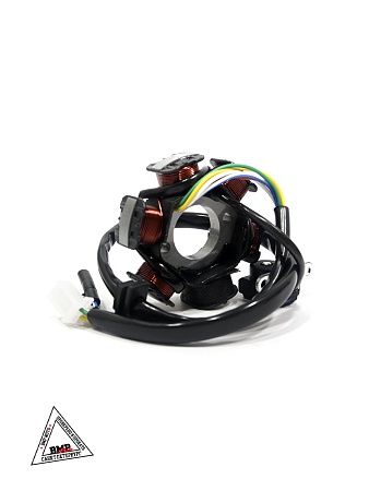 Статор генератора 161QMK 200см3 (AC 6 катушек) с реверсом