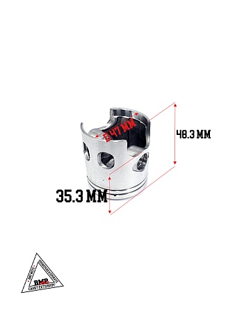 ЦПГ (поршневая) d=47mm 1E40QMB (Stels QJ50) (62,5/62,6/64/12) 70см3 (+головка)