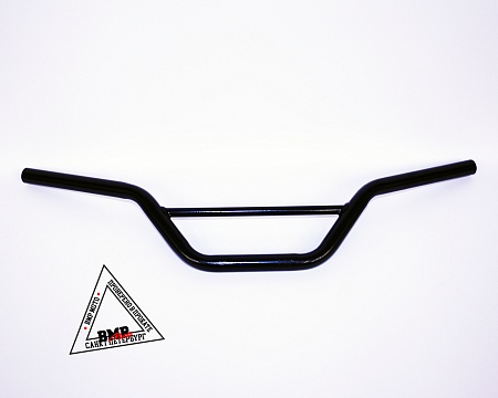 Руль 22мм #4 с перекладиной черный глянцевый