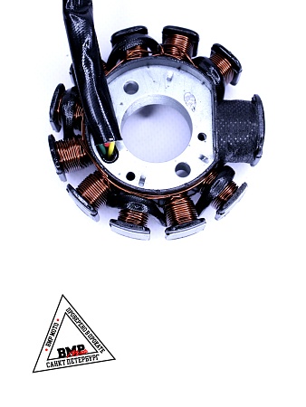 Статор генератора 161QMK 200см3 (AC 11 катушек) с реверсом