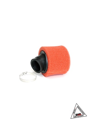 Фильтр возд. нулевик #2 (d=38mm) поролон красный