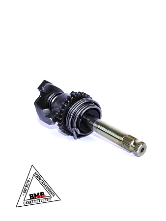 Вал кикстартера в сборе 172FMM-3A (CB250-F)