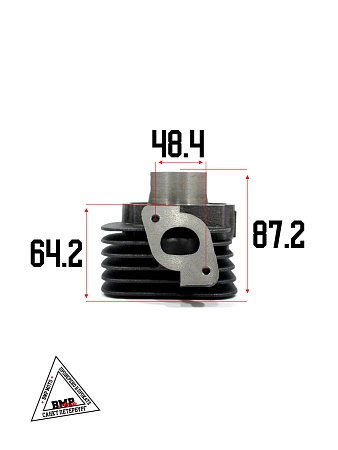 Цилиндро - поршневая группа 2T STELS QJ- 50cc, 1E40QМB, D40.00мм (p-12мм) (SEE) (00005568)