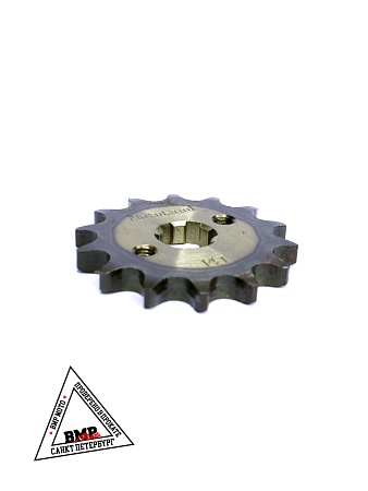 Звезда ведущая (428-14) 17мм сталь, закаленные зубья BMP-moto