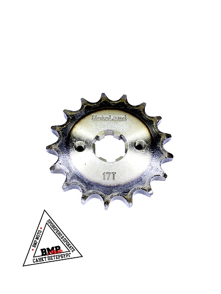 Звезда ведущая (428-17) 20мм сталь, закаленные зубья