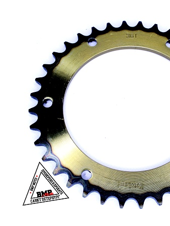 Венец, звезда ведомая (520-36) сталь, закаленные зубья Кросс 250-450 6х153х125