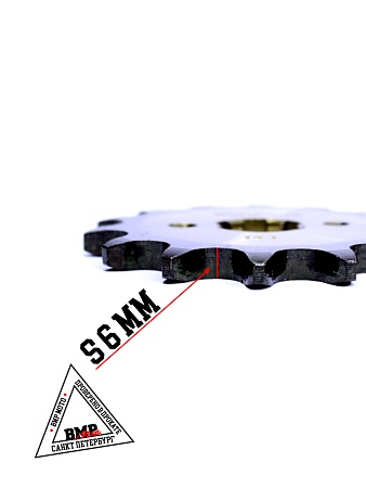 Звезда ведущая (520-14) 20мм сталь, закаленные зубья, 6 шлиц