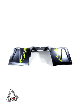 Пластик основной задний ATV WILD TRACK X серый