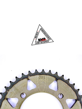 Венец, звезда ведомая (428H-39) сталь, закаленные зубья PIT BIKE 125-190 4х92х76