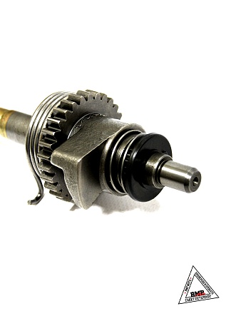 вал кикстартера в сборе 163FML-2 (CB200-C) 169FML(CB200) 169FMM(CB250)