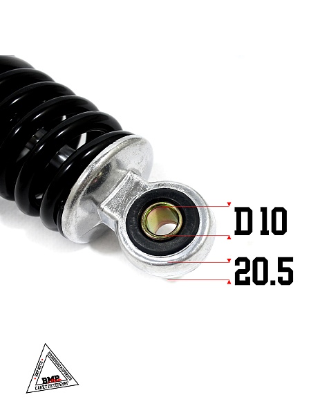 Амортизатор L=340 задний 157QMJ 150см3