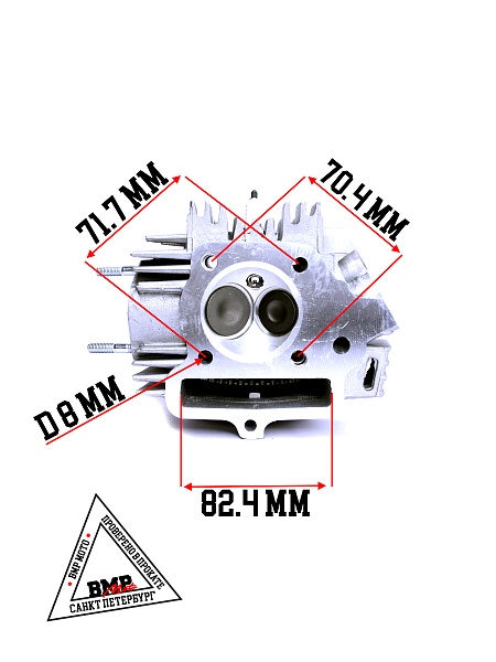 ГБЦ в сборе 154FMI d=54mm 125см3