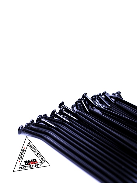 Спицы 12" (компл=32шт) кросс, черные