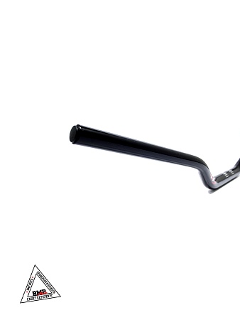 Руль 28мм #3 двухцветный черный