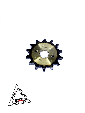 Звезда ведущая (520-14) 20мм сталь, закаленные зубья, 6 шлиц