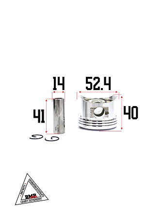 Поршневая (ЦПГ) Alpha, Delta, TTR 125 (52.4, p-14, h-69) 152FMH/152FMI