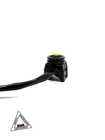 Кнопка стартера с креплением на руль круглая SM-PARTS