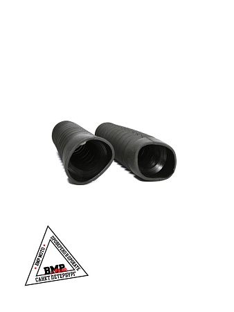 Гофры вилки L=200, d47-32 черные