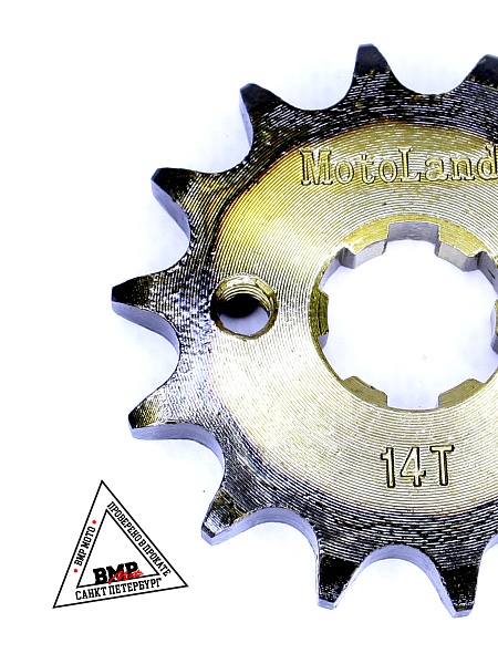 Звезда ведущая (428-14) 20мм сталь, закаленные зубья