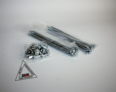 Спицы + ниппель Кросс 14" XR125/TTR125 (D=3.1 мм, L=156 мм, компл=32шт) BMP-moto
