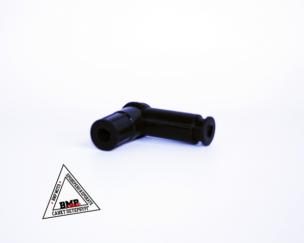 Колпачок свечной мото силикон (черный)