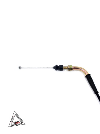 Трос газа (Lруб. -2130мм + ход -90мм) резьба; 4Т GY6-125/150cc (00001275)